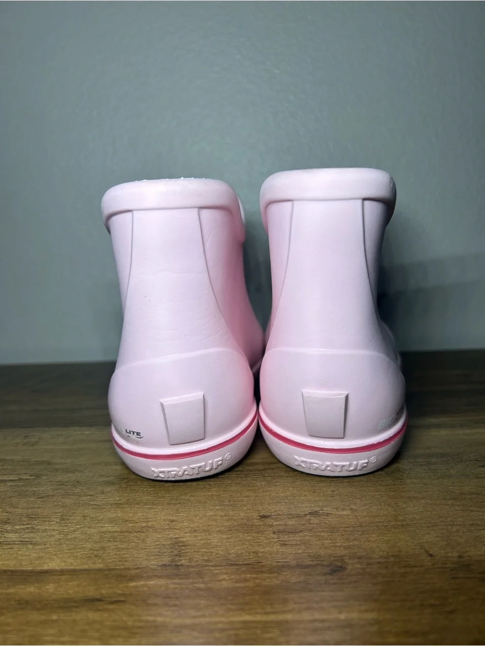 XTRATUF Kids' Pink Slip-On Rain & Snow Clogs